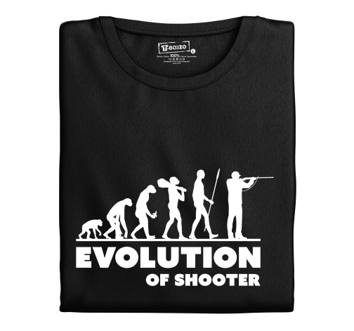 E-shop Pánske tričko s potlačou "Evolution of Shooter"