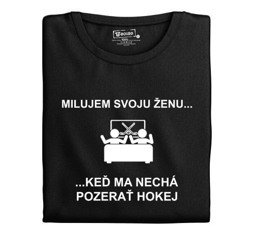 E-shop Pánske tričko s potlačou "Milujem svoju ženu"