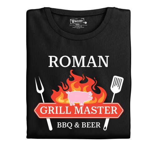 E-shop Pánske tričko s potlačou Grill master prasa