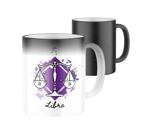 E-shop Magický keramický hrnček s potlačou znamenia Váhy
