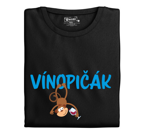 E-shop Pánske tričko s potlačou "Vínopičák - červené víno"