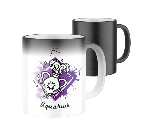 E-shop Magický keramický hrnček s potlačou znamenia Vodnár