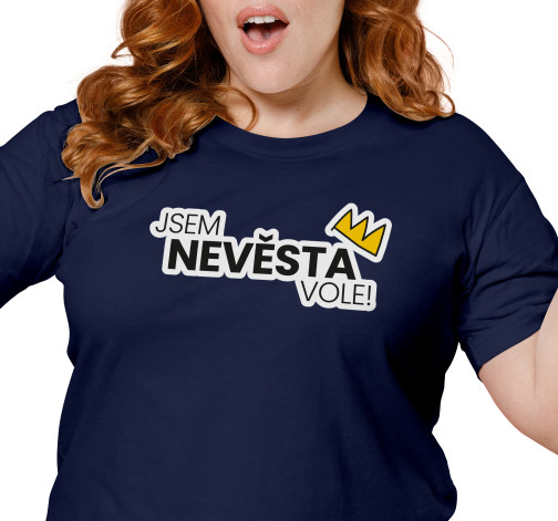 E-shop Dámske tričko s potlačou "Som nevesta, vole!"