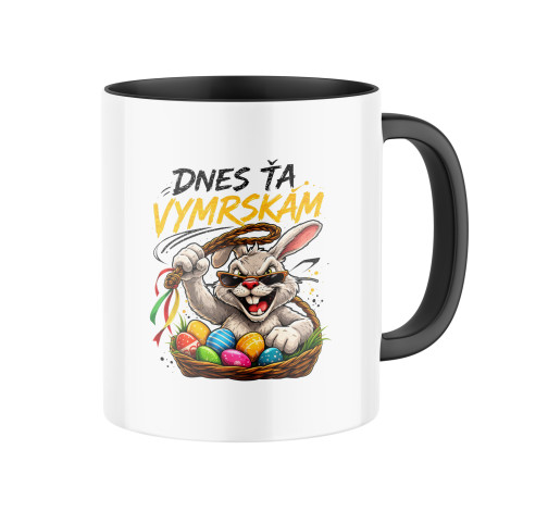 E-shop Keramický hrnček s potlačou Dnes ťa vymrskám