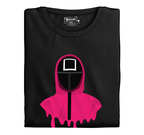 E-shop Pánske tričko s potlačou "Squid Game, maľovaný dozorca"
