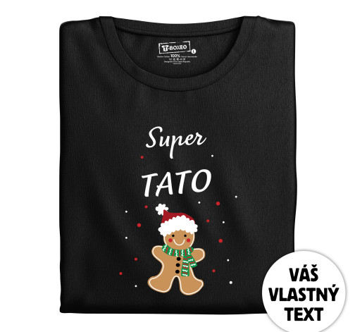 E-shop Pánske tričko s potlačou "Pan Perníček - super.." s vlastným textom