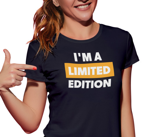 E-shop Dámske tričko s potlačou "Som limitovaná edícia"