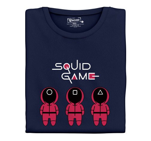 E-shop Pánske tričko s potlačou "Squid Game, roztomilí dozorcovia"