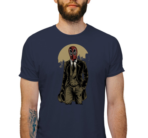 E-shop Pánske tričko s potlačou "Elegán Deadpool"