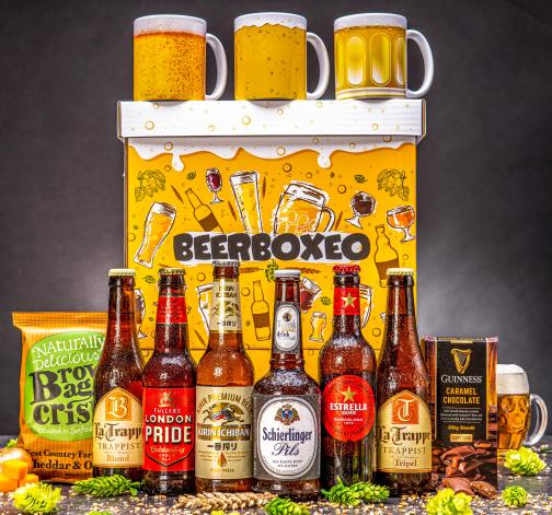 E-shop Beerboxeo plné pivných špeciálov s pivným hrnčekom