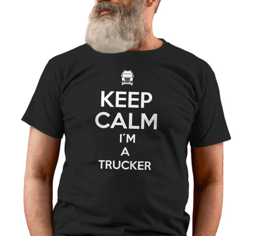 E-shop Pánske tričko s potlačou "I'm a trucker"