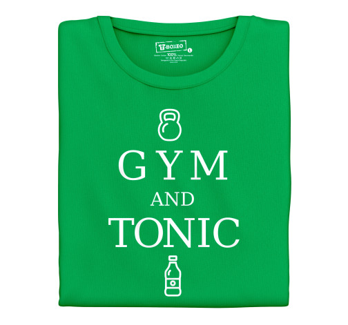 E-shop Dámske tričko s potlačou "Gym and Tonic"