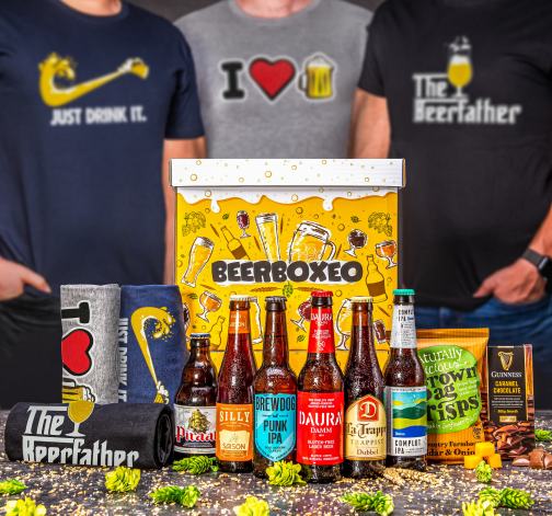 E-shop Beerboxeo plné pivných špeciálov EXCLUSIVE s pivným Tričkom