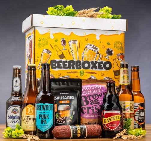 E-shop Beerboxeo darčekové balenie - Plné pivných špeciálov a mäsa