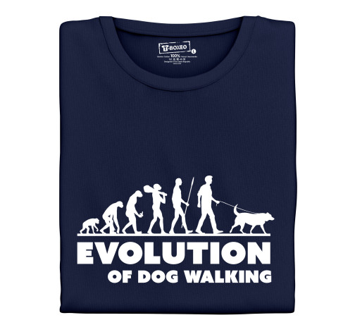 E-shop Dámske tričko s potlačou "Evolution of Dog walking"