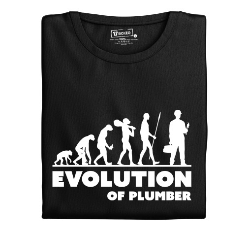 E-shop Pánske tričko s potlačou "Evolution of Plumber"
