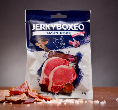 E-shop Bravčové sušené mäso Jerkyboxeo - Original 25 g