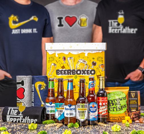 E-shop Beerboxeo plné NEALKO pivných špeciálov s pivným tričkom