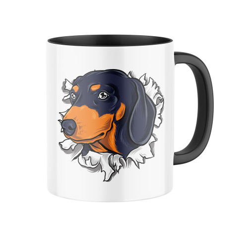 E-shop Keramický hrnček s potlačou Jazvečík