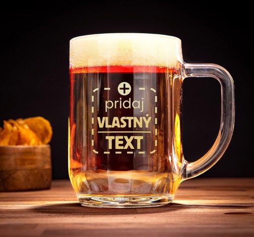 E-shop Sklenený polliter s vlastnou potlačou 0,5l