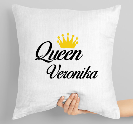 E-shop Vankúš s motívom Queen s menom