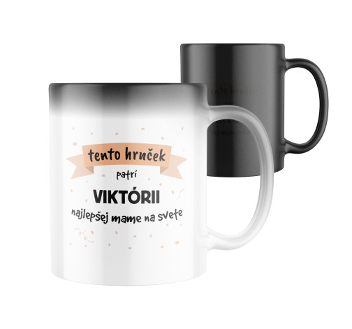 E-shop Magický keramický hrnček s potlačou "Tento hrnček patrí" s menom