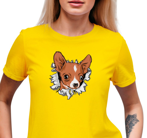 E-shop Dámske tričko s potlačou "Čivava"