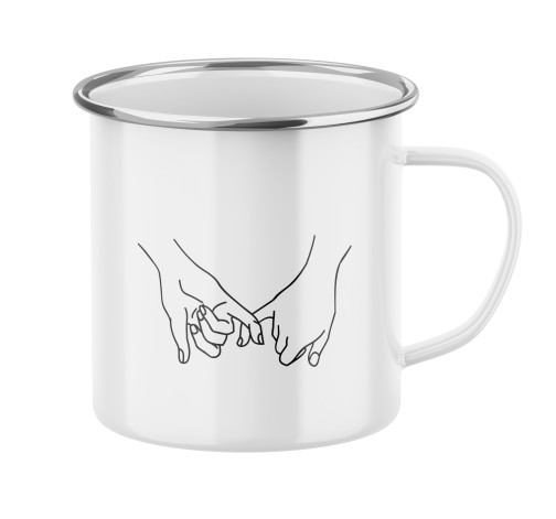 E-shop Plecháčik s potlačou Dotýkajúce sa ruky