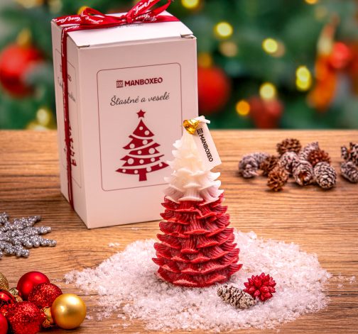 E-shop Sviečka Vianočný stromček - Škorica & Vanilka