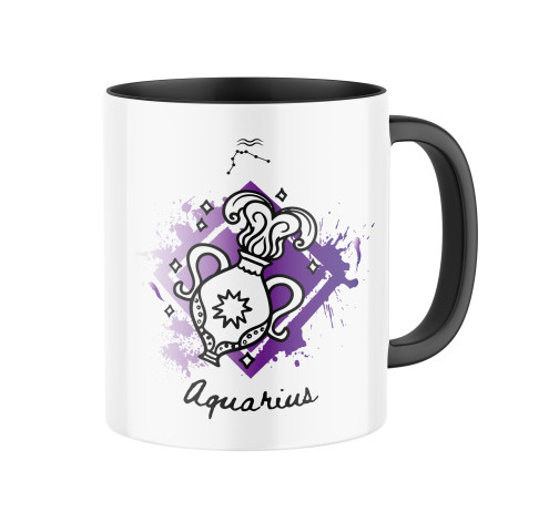 E-shop Keramický hrnček s potlačou znamenia Vodnár