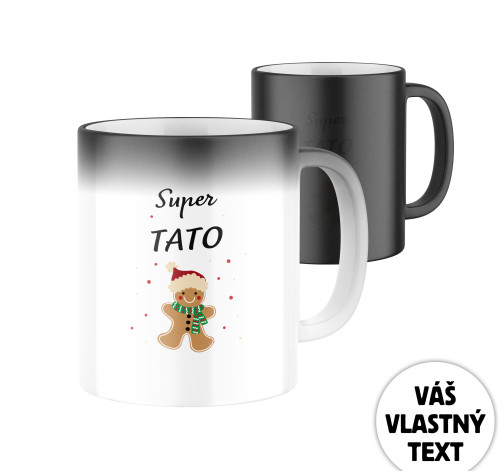 E-shop Magický keramický hrnček s potlačou Pan Perníček - super.. s vlastným textom