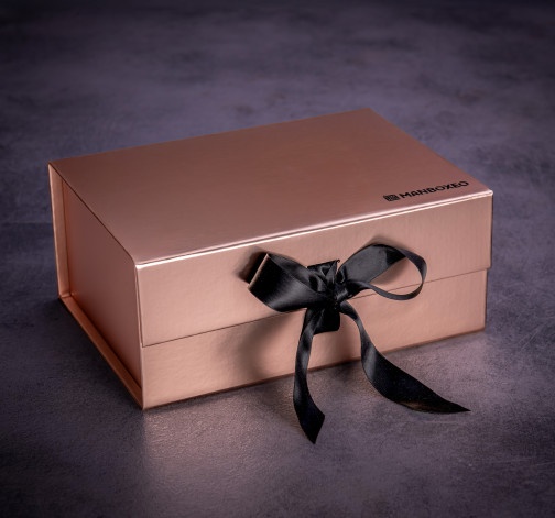 E-shop Prázdná darčeková krabica - Rose gold