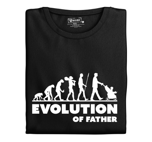 E-shop Pánske tričko s potlačou "Evolution of Father"