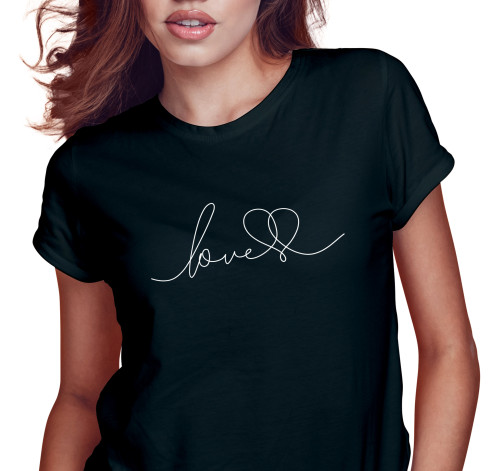 E-shop Dámske tričko s potlačou "Love"