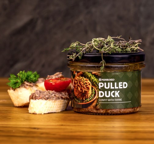 E-shop Trhané kačacie mäso konfitované na tymiane 170 g – Mr.HomeMade