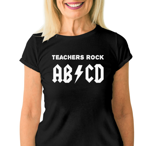 E-shop Dámske tričko s potlačou "Teachers Rock"