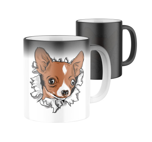 E-shop Magický keramický hrnček s potlačou Čivava