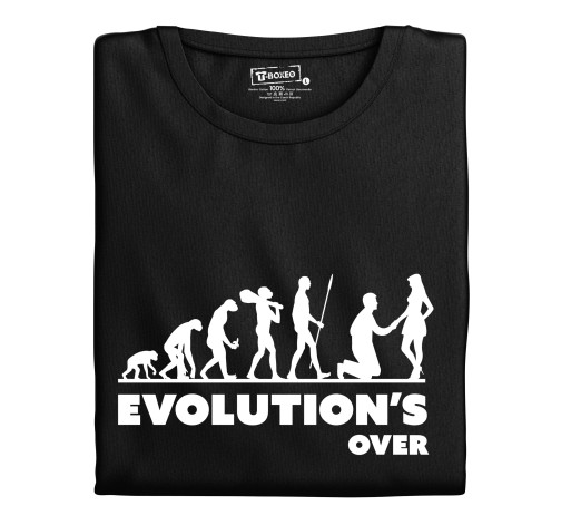 E-shop Pánske tričko s potlačou "Evolution’s over"