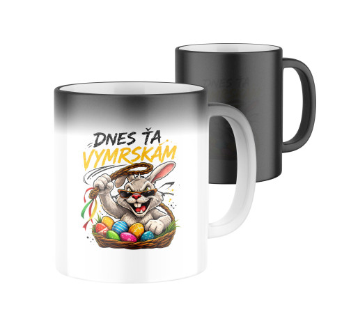 E-shop Magický keramický hrnček s potlačou Dnes ťa vymrskám