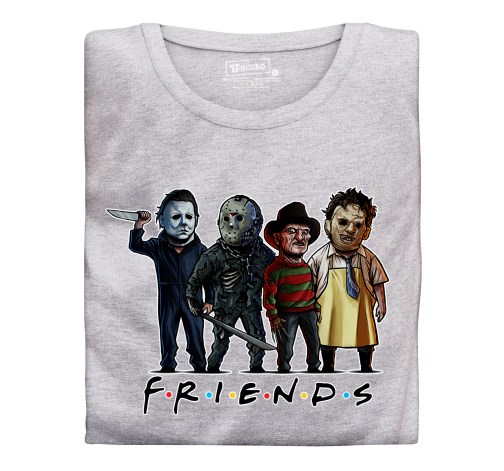 E-shop Pánske tričko s potlačou "Friends, hororová štvorka"
