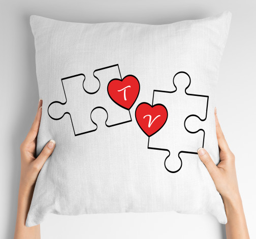 E-shop Vankúš s potlačou puzzle