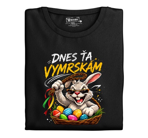 E-shop Pánske tričko s potlačou "Dnes ťa vymrskám"
