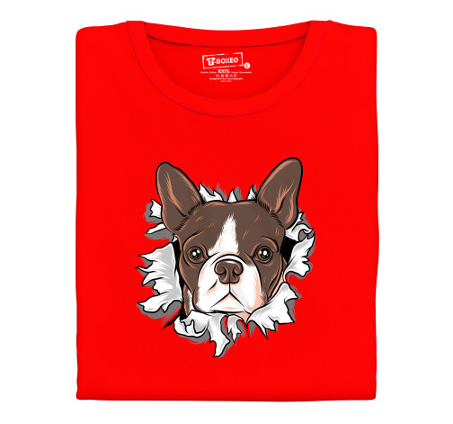 E-shop Dámske tričko s potlačou "Francúzsky buldoček"