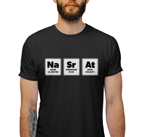 E-shop Pánske tričko s potlačou “Na Sr At”