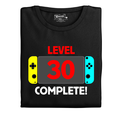 E-shop Dámske tričko s potlačou "Level complete" s vekom