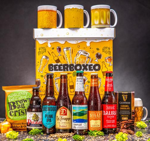 E-shop Beerboxeo plné pivných špeciálov EXCLUSIVE s pivným Hrnčekom
