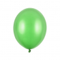 Nafukovacie metalické balóniky z latexu - zelená 10 ks