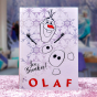 Praktický zápisník s vyvádzajúcim Olafom