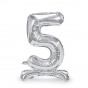 Stojaci fóliový balónik v tvare číslice '5''